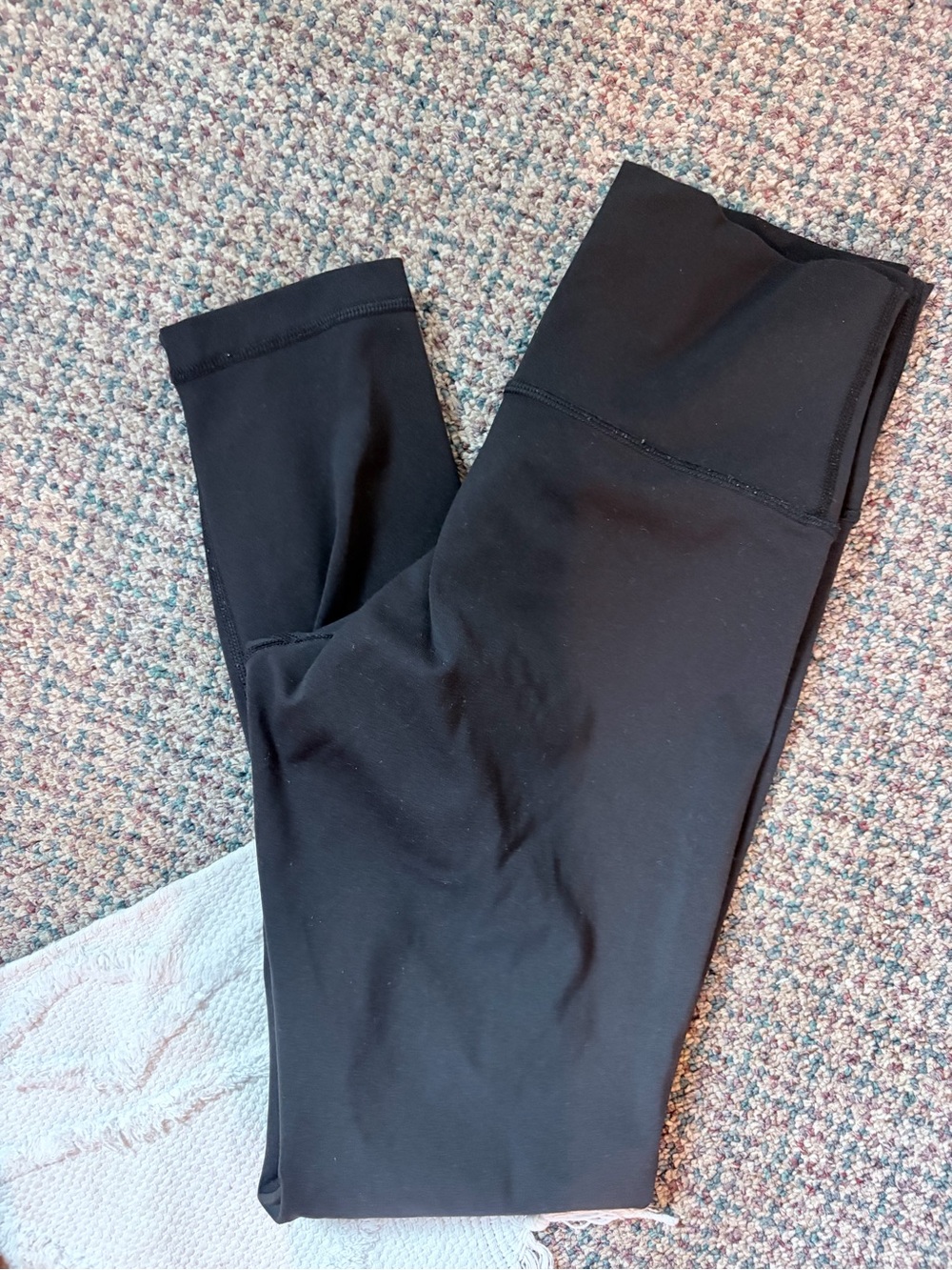 Lululemon High Rise Tight 25 Full On Luon Black Leggings Size M